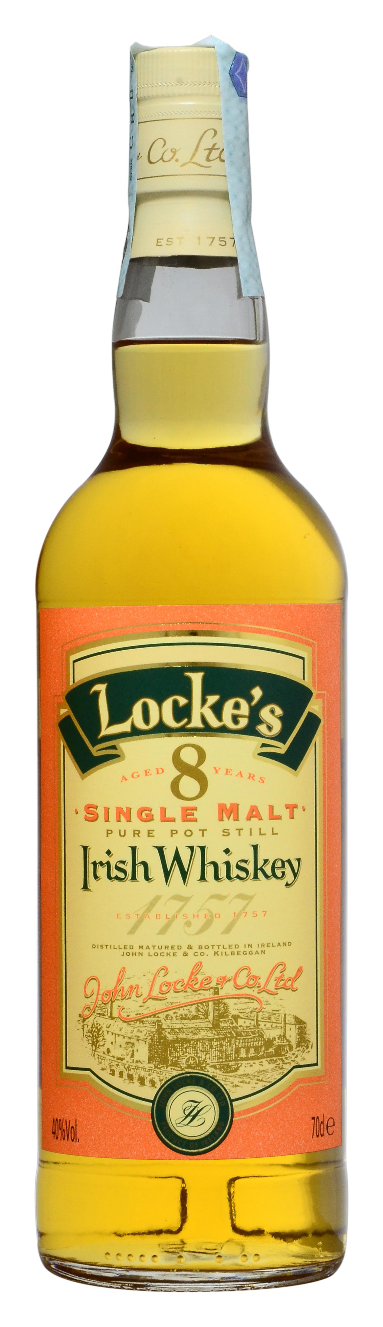 IRISH WHISKEY LOCKE'S MALT 8 Y.O.