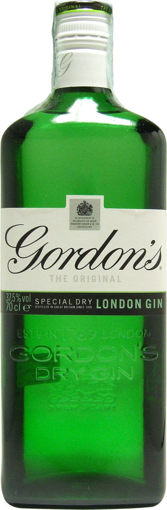 GIN GORDON'S ORIGINAL GREEN BOTTLE