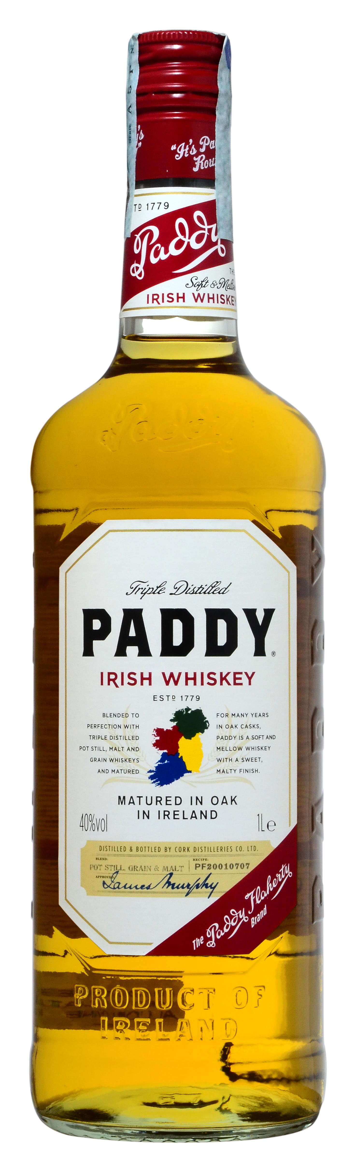 IRISH WHISKEY PADDY 1Lt