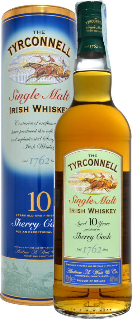 IRISH WHISKEY TYRCONNELL 10 Y.O. SHERRY CASK