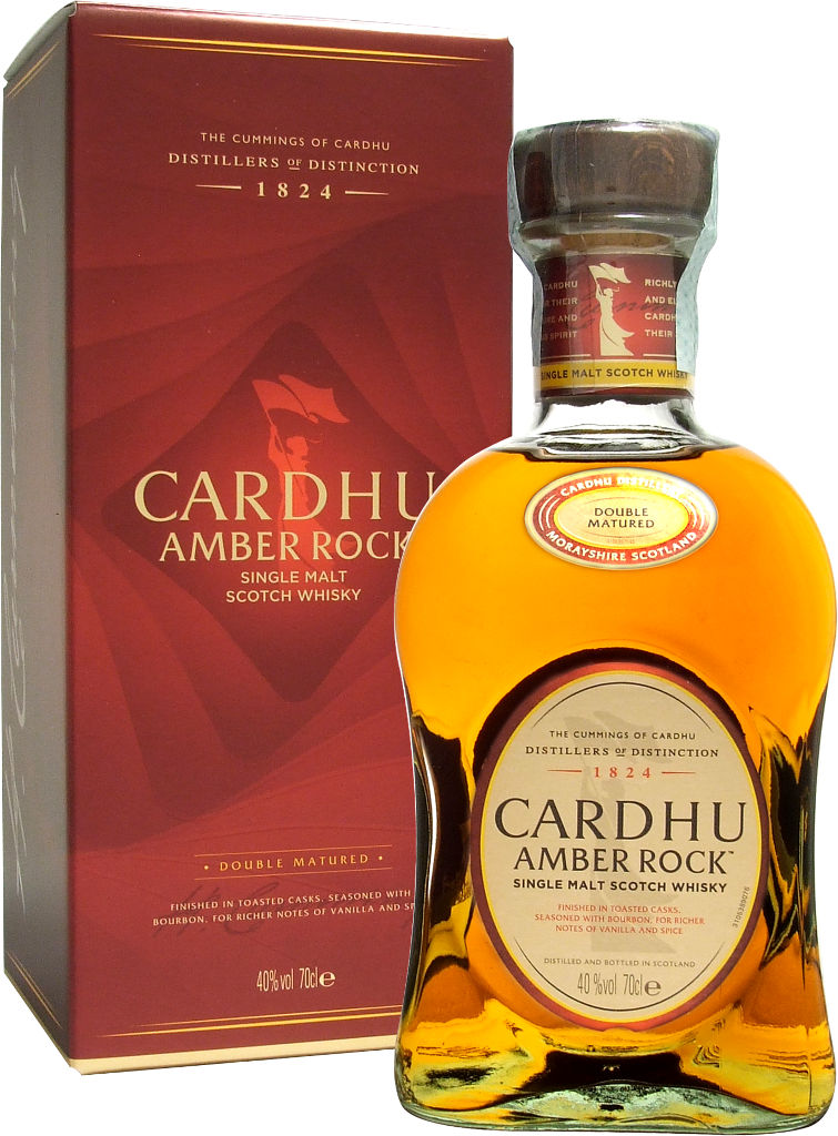 SCOTCH WHISKY CARDHU AMBER ROCK