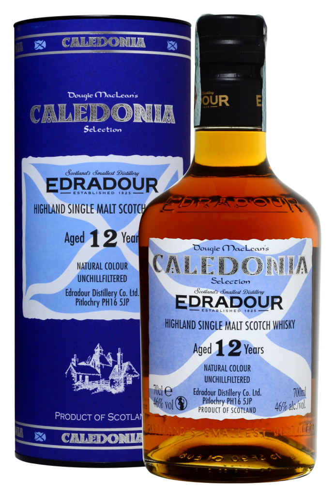 SCOTCH WHISKY EDRADOUR 12 Y.O. CALEDONIA