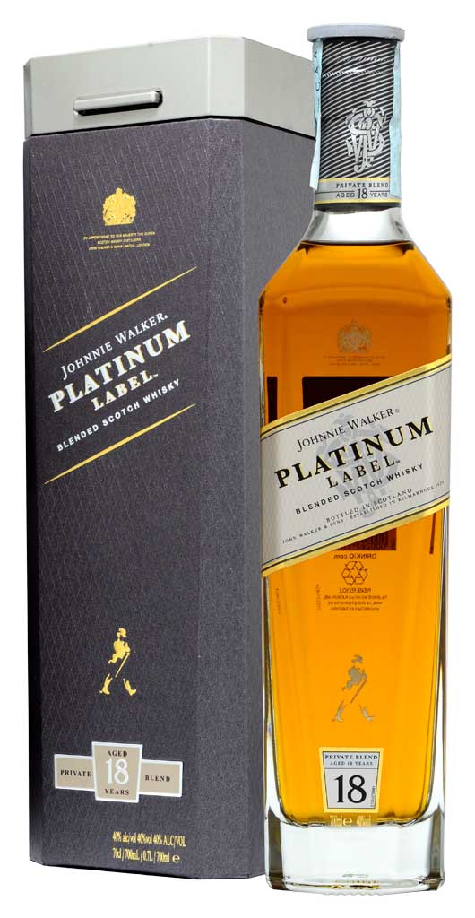 SCOTCH WHISKY JOHNNIE WALKER PLATINUM LABEL