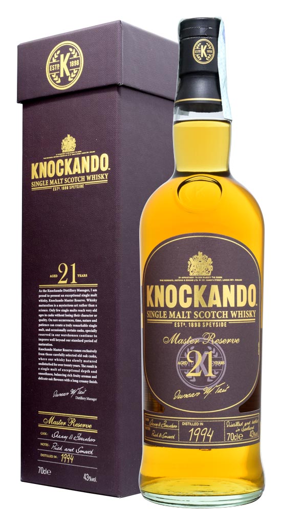 SCOTCH WHISKY KNOCKANDO 21 Y.O.