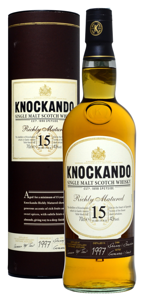 SCOTCH WHISKY KNOCKANDO 15 Y.O.