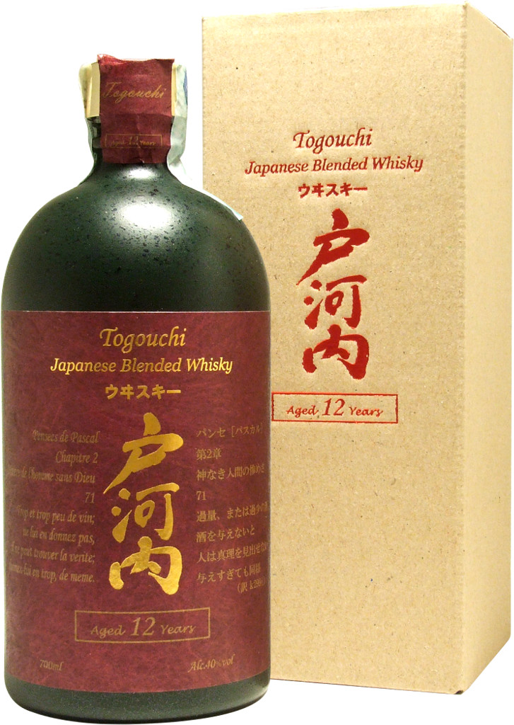 JAPANESE WHISKY TOGOUCHI 12 Y.O