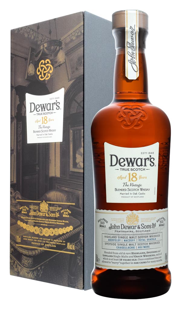 SCOTCH WHISKY DEWAR'S 18 Y.O.