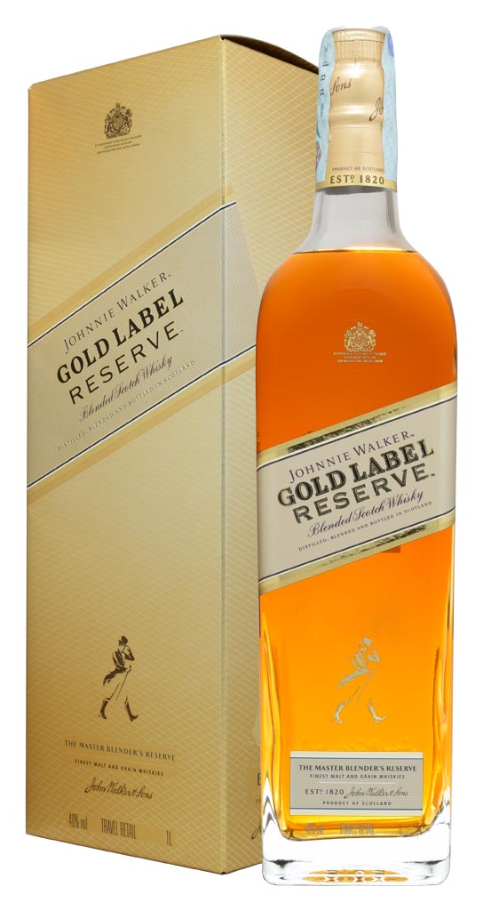 SCOTCH WHISKY JOHNNIE WALKER GOLD LABEL 1Lt