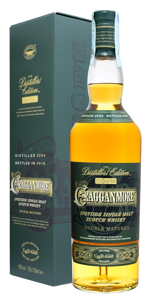 SCOTCH WHISKY CRAGGANMORE DISTILLER'S EDITION