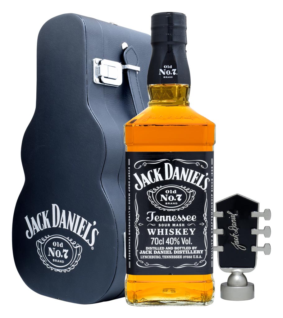 GIFT AMERICAN WHISKEY JACK DANIEL'S GUITAR BOX