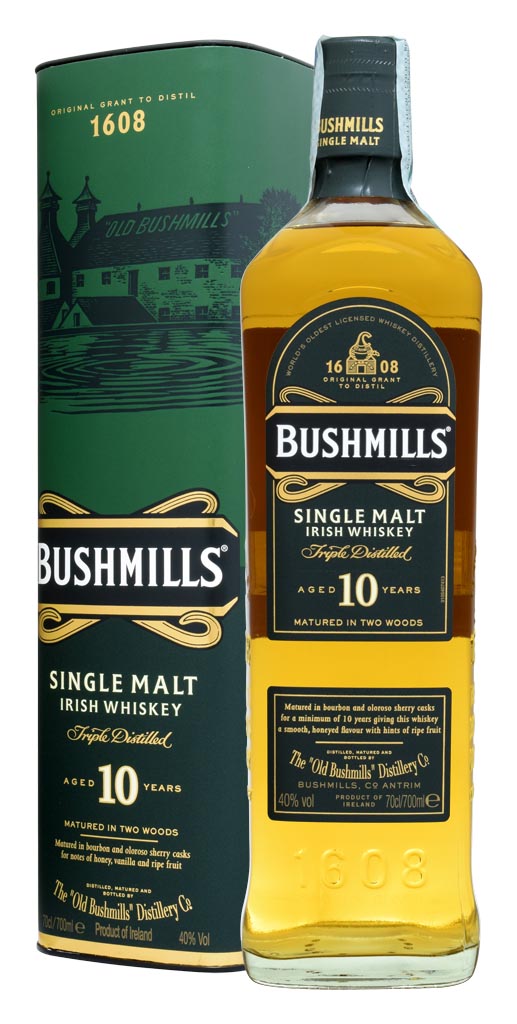 IRISH WHISKEY BUSHMILLS 10 Y.O