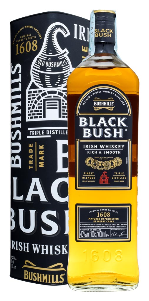 IRISH WHISKEY BUSHMILLS BLACK BUSH 1Lt