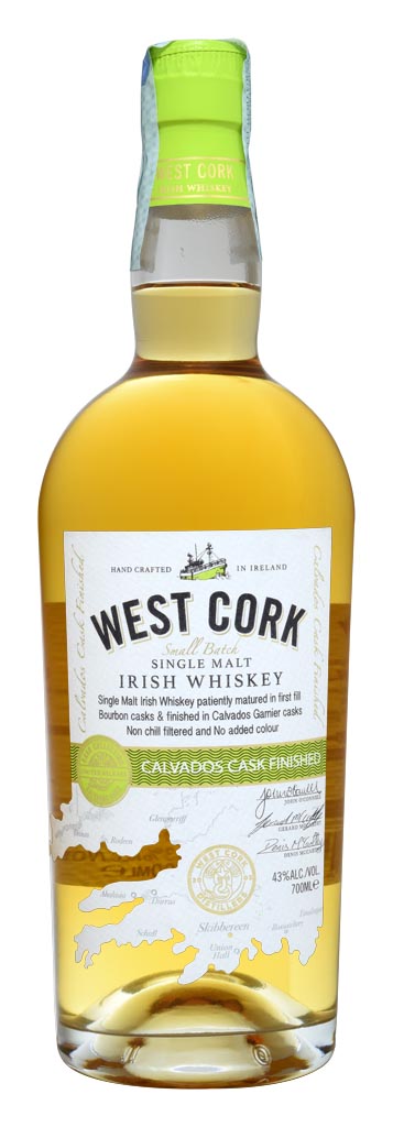 IRISH WHISKEY WEST CORK CALVADOS CASK