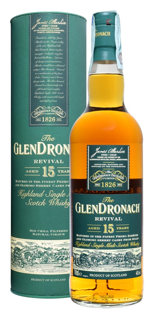 SCOTCH WHISKY THE GLENDRONACH 15 Y.O.