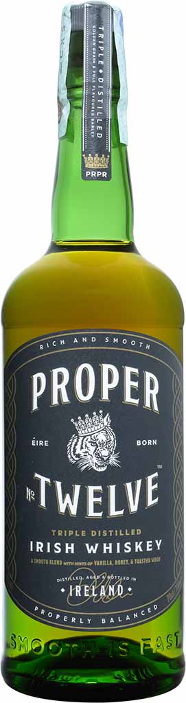 IRISH WHISKEY PROPER No. TWELVE