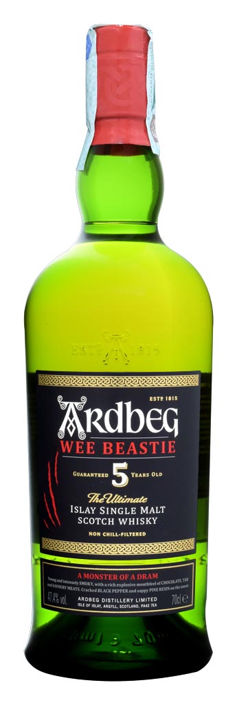 SCOTCH WHISKY ARDBEG WEE BEASTIE 5 Y.O. 47.4%