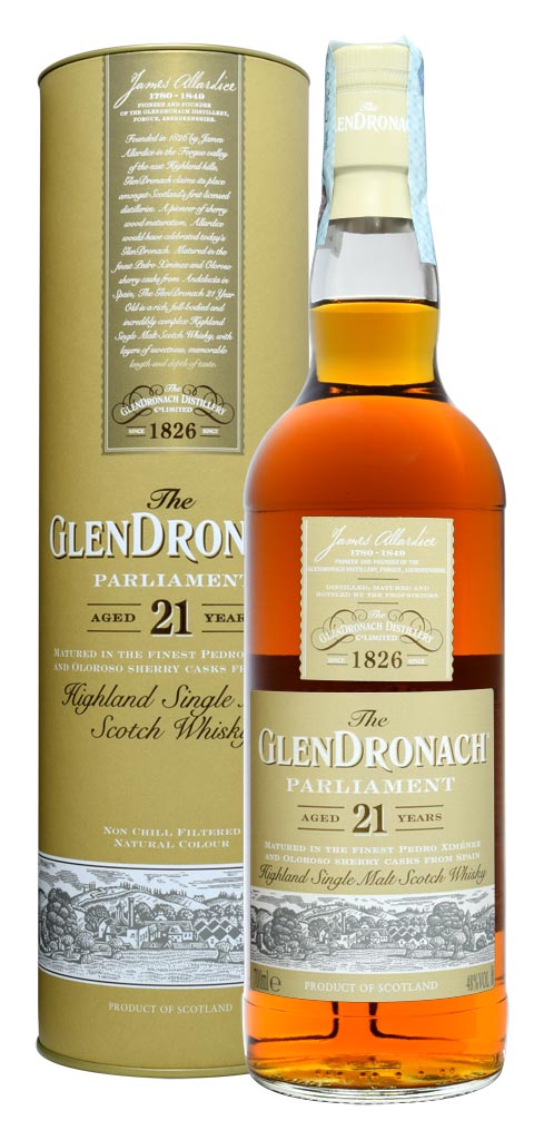 SCOTCH WHISKY THE GLENDRONACH 21 Y.O.