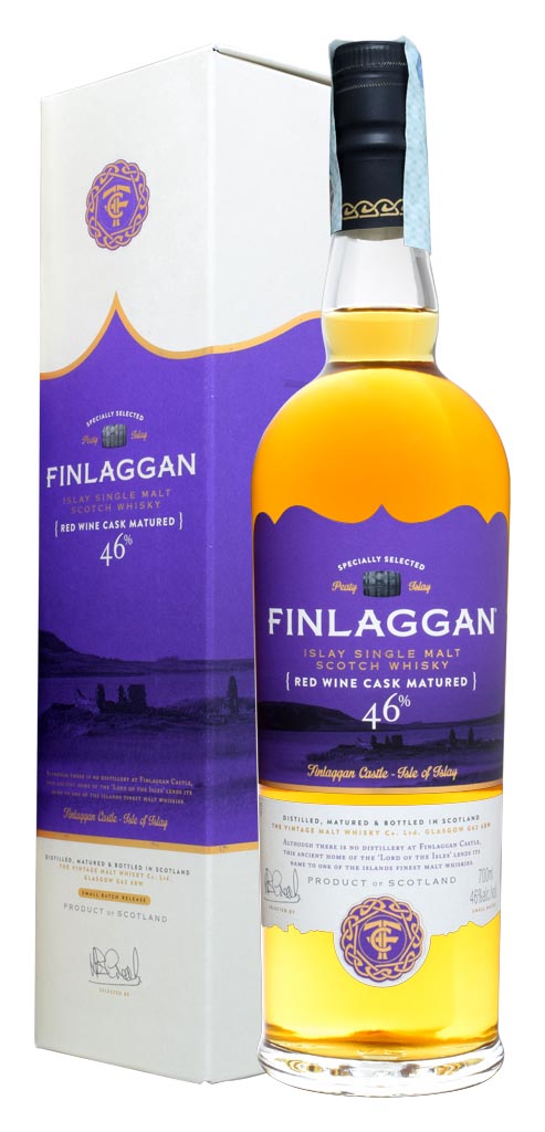 SCOTCH WHISKY FINLAGGAN RED WINE CASK