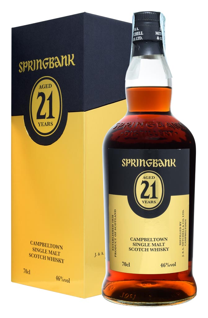 SCOTCH WHISKY SPRINGBANK 21 Y.O.