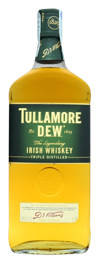 IRISH WHISKEY TULLAMORE DEW TRIPLE DISTILLED 1Lt