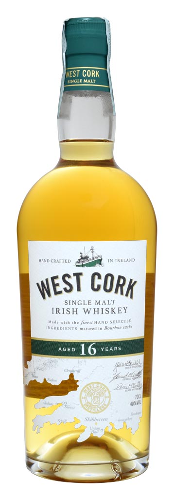 IRISH WHISKEY WEST CORK 16 Y.O.