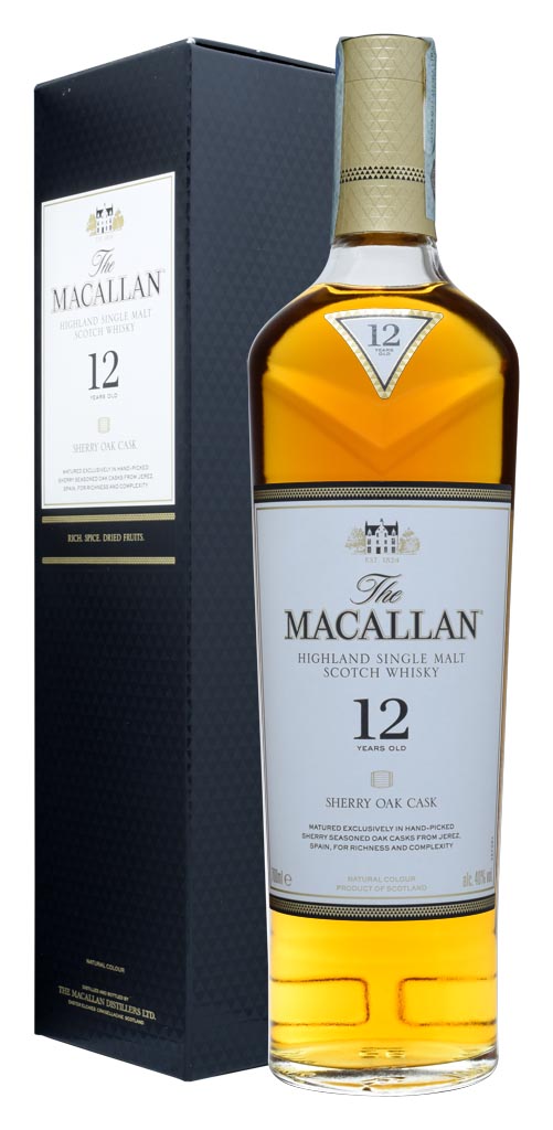 SCOTCH WHISKY THE MACALLAN 12 Y.O. Sherry Oak