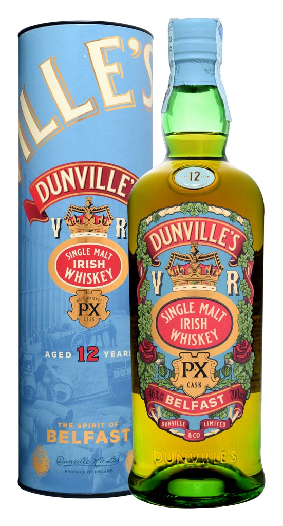 IRISH WHISKEY DUNVILLE'S PX CASK 12 Y.O.