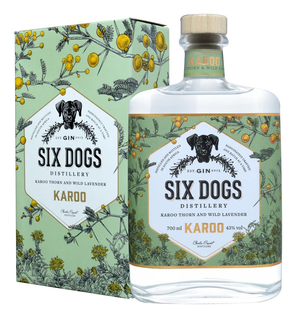 GIN SIX DOGS KAROO