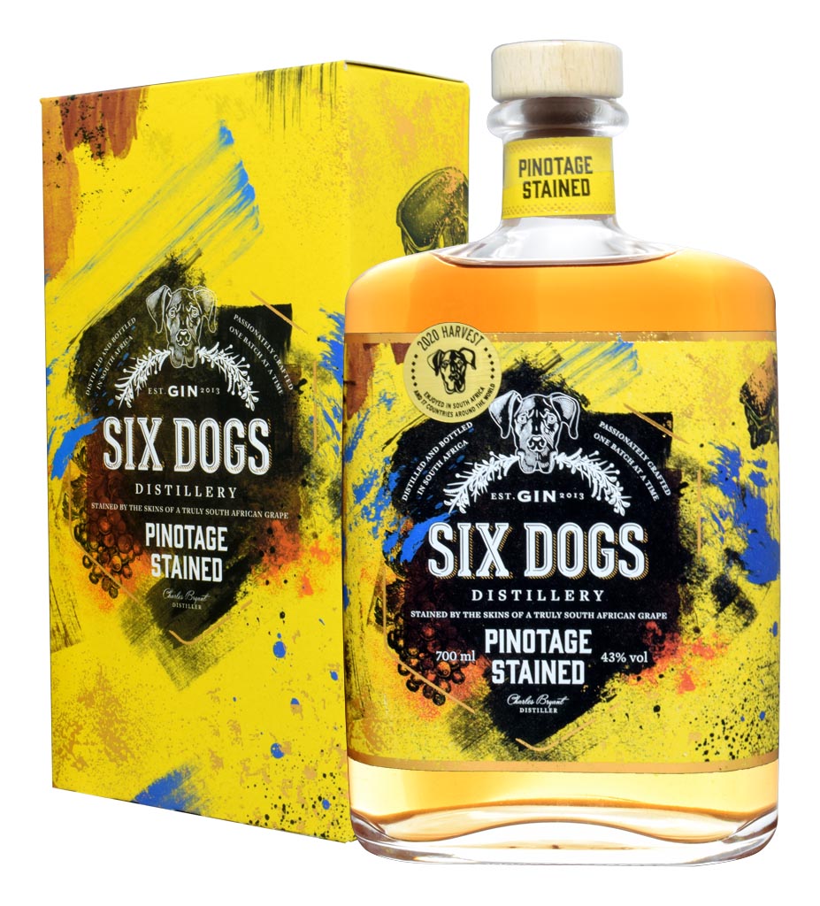 GIN SIX DOGS PINOTAGE STAINED