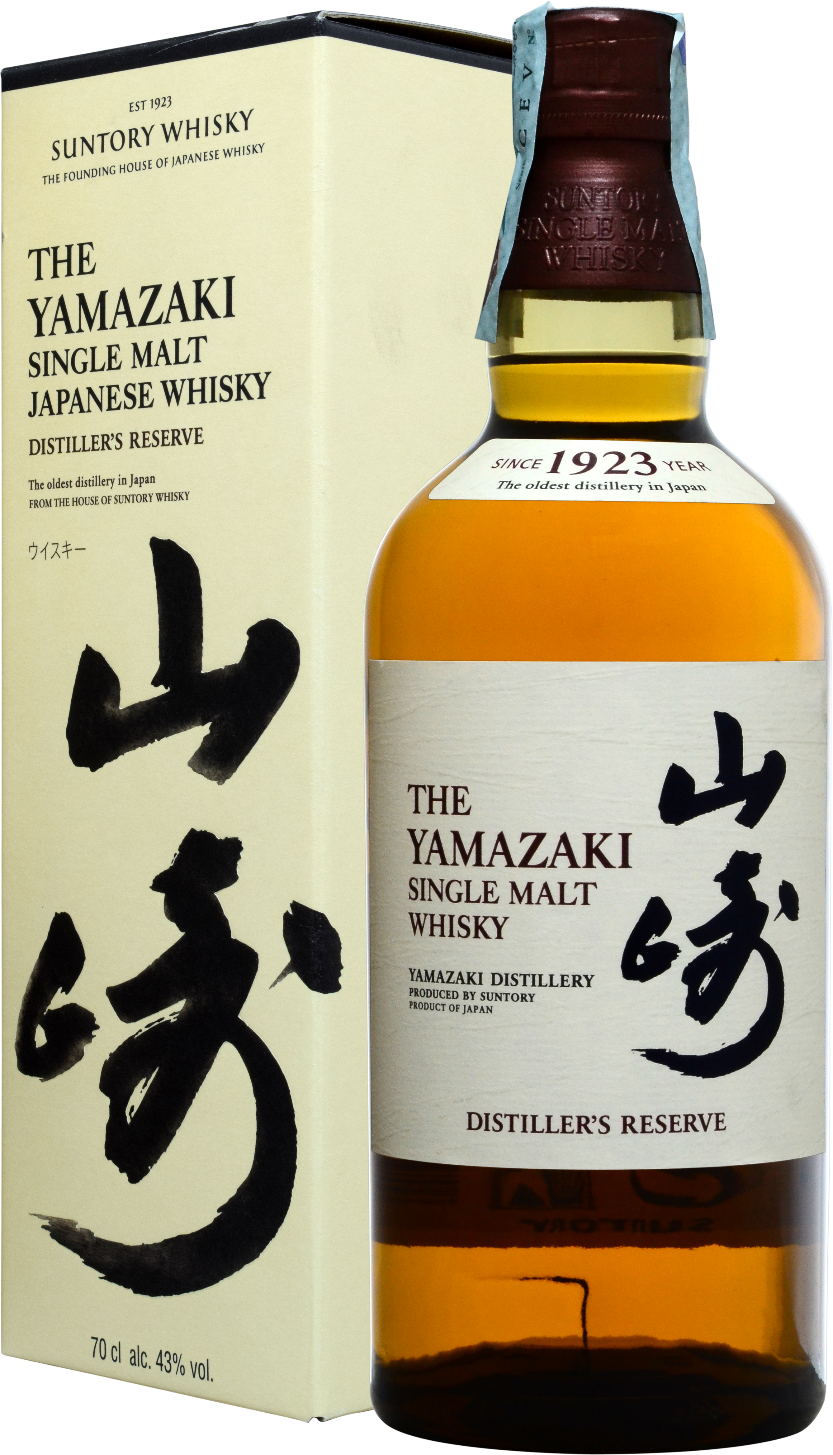 JAPANESE WHISKY SUNTORY THE YAMAZAKI DISTILLER'S RESERVE