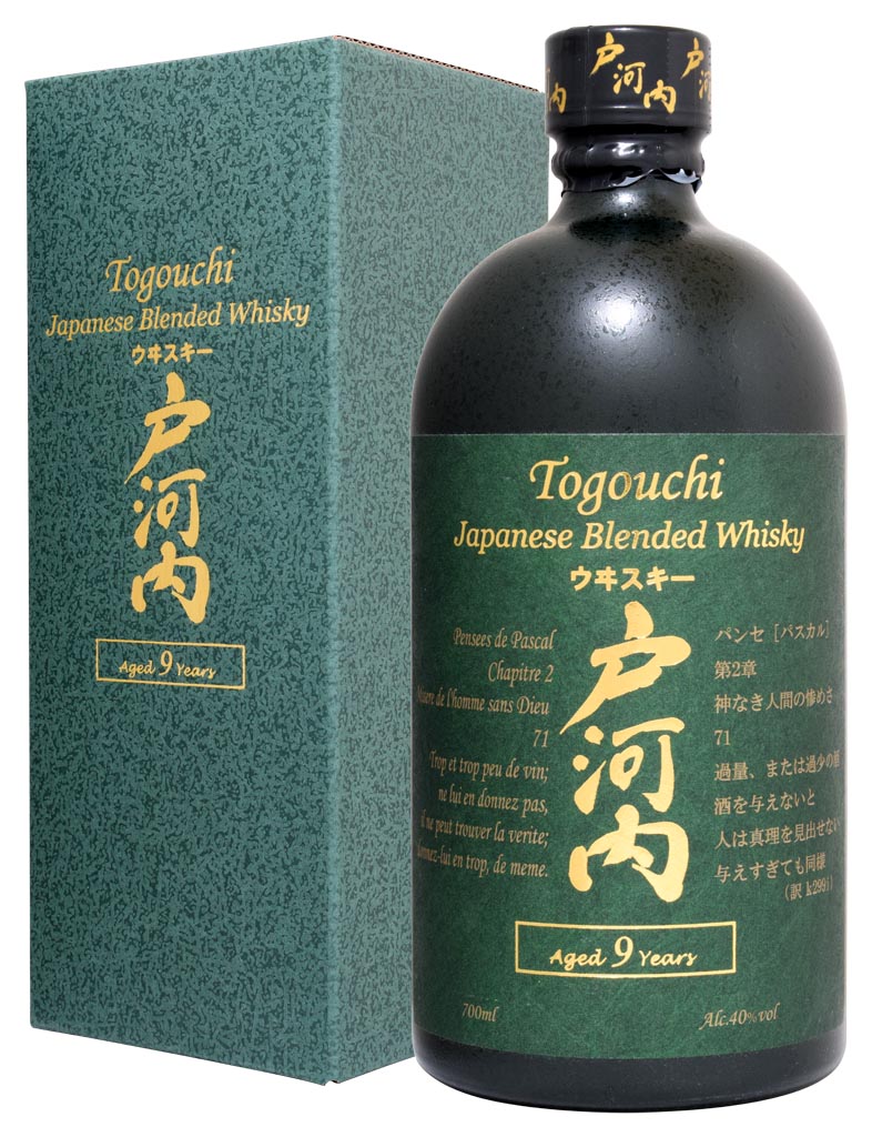 JAPANESE WHISKY TOGOUCHI  9 Y.O